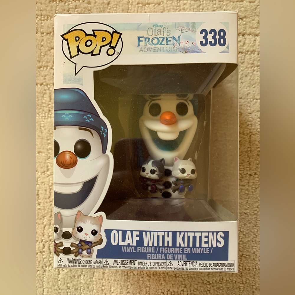 Olaf with Kittens Pop Funko